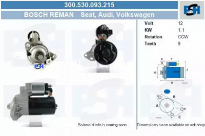 CV PSH 300530093215 -  Стартер
